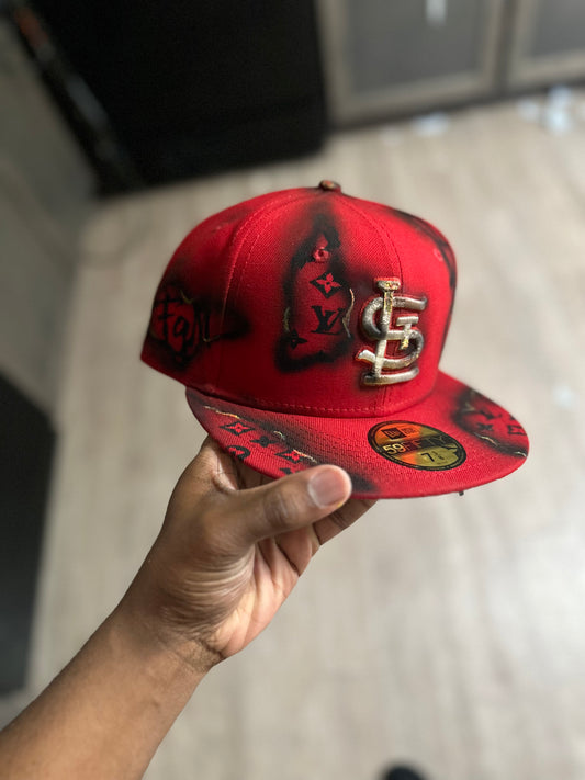 Custom Burn Fitted Caps